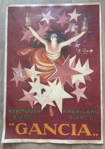 Leonetto Cappiello - Gancia Vermouth Bianco / Americano
