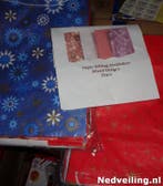 100x Papieren Giftbags 35x26x8cm, Nieuw