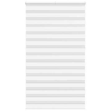 vidaXL Zebra rolgordijn 130x230 cm stofbreedte 125,9cm, Verzenden, Nieuw, Wit
