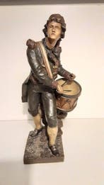 sculptuur, de trommel - 41 cm - Terracotta