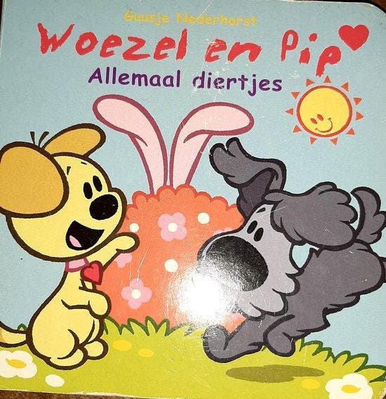 Allemaal diertjes / Woezel en Pip kartonnen boekjes, Boeken, Kinderboeken | Baby's en Peuters, Gelezen, Verzenden