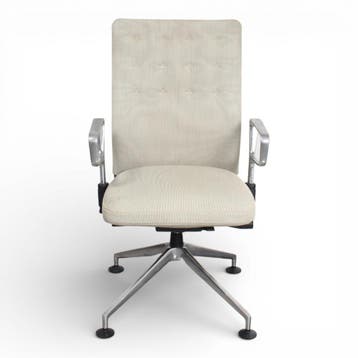Vitra ID Trim vergaderstoel, zand-chrome, Overige plaatsen, Ophalen of Verzenden, Gebruikt, Bureau