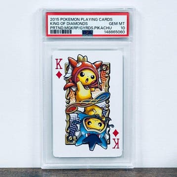 Pokémon Graded card - King of Diamonds (Pikachu) Poncho, Nieuw
