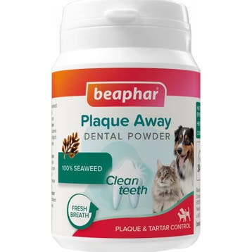 Beaphar Plaque Away Dental Powder 80 gr, Verzenden, Nieuw
