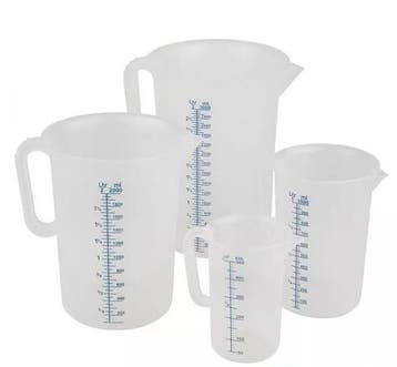 Plastic Maatbeker | 5 Verschillende Formaten | 500ml tot..., Verzenden