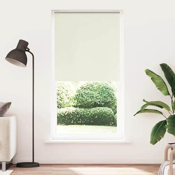 vidaXL Rolgordijn verduisterend 100x230cm stofbreedte 95,7cm, Verzenden, Nieuw, Wit