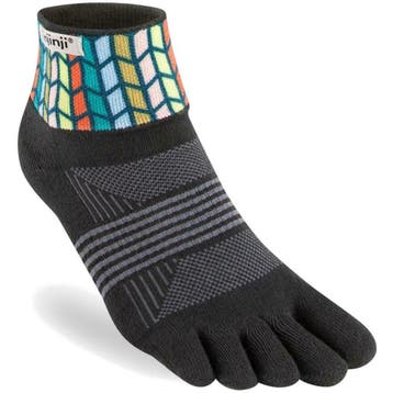 Injinji Women's Trail Midweight Mini-Crew  Zwart/Geel - 35-4, Verzenden, Nieuw, Kleding