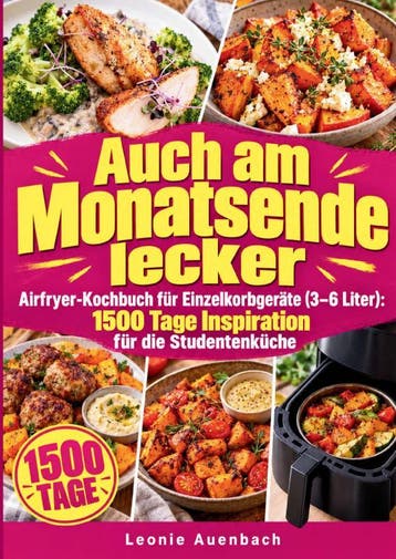 Auch Am Monatsende Lecker | Leonie Auenbach | Nieuw, Boeken, Ophalen of Verzenden, Nieuw, Leonie Auenbach