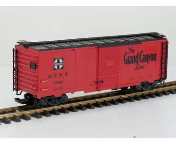 LGB 45910 A.T.S.F. Boxcar The Grand Canyon Line, Gebruikt, Overige typen, Ophalen of Verzenden, LGB