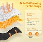 Vetbed Hond – Hondenmat - Warmtedeken Hond - 115x70 cm – Gri, Verzenden, Zo goed als nieuw