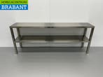 HCB RVS Dubbele Etagère Brug 180 x 35 x 70 cm Horeca, Ophalen of Verzenden, Nieuw in verpakking