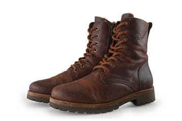 Panama Jack Veterboots in maat 40 Bruin, Bruin, Verzenden, Overige typen, Zo goed als nieuw