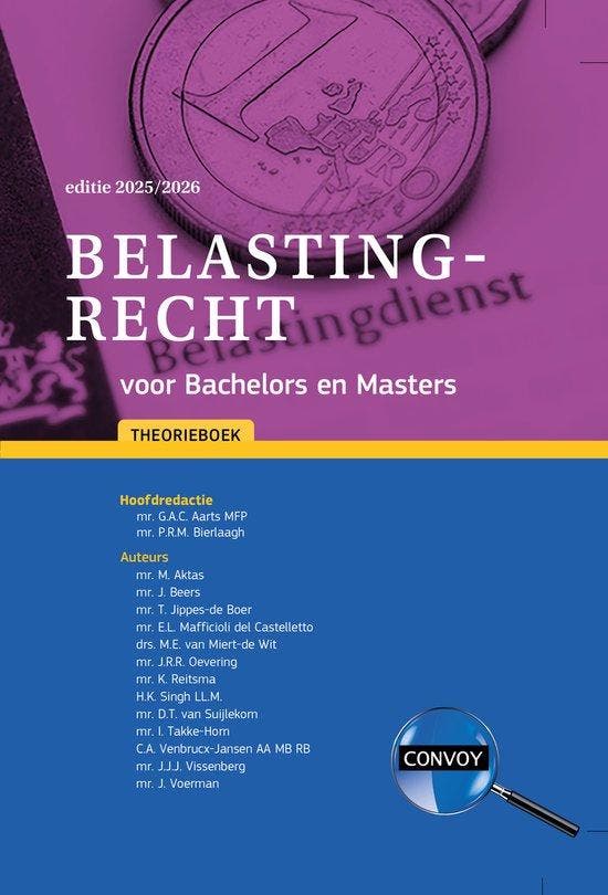 2025/2026 / Belastingrecht voor Bachelors en Masters /, Boeken, Wetenschap, Zo goed als nieuw, Verzenden