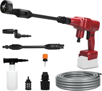 Accu Reinigingspistool 6-in-1 - Laatste Stuk! - 40% Korting, Met autostop en -start, Accu, Ophalen of Verzenden, Zo goed als nieuw