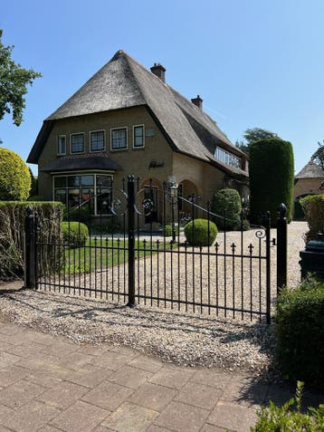 Direct leverbaar: Inrijpoorten 400 cm. NU SLECHTS € 2850,00, Tuin en Terras, Tuinpoorten, Staal, Nieuw, Ophalen of Verzenden, 150 tot 200 cm
