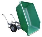 Kantelkruiwagen met 2 wielen, 500 ltr, GROEN, Ophalen of Verzenden