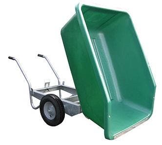 Kantelkruiwagen met 2 wielen, 500 ltr, GROEN, Zakelijke goederen, Machines en Bouw | Tuin, Park en Bosbouw, Ophalen of Verzenden
