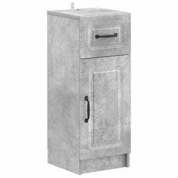 vidaXL Badkamer Opbergkast UTRECHT Betongrijs 30 x 31 x 77, Verzenden, Nieuw