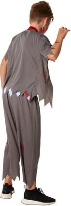 2dekans | dressforfun - Griezelige schooljongen 128 (7-8y) -, Ophalen of Verzenden, Zo goed als nieuw