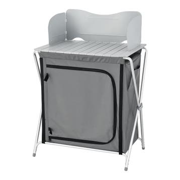 Campingkast opvouwbaar 109,5x70x52 cm donkergrijs, Caravans en Kamperen, Verzenden, Nieuw