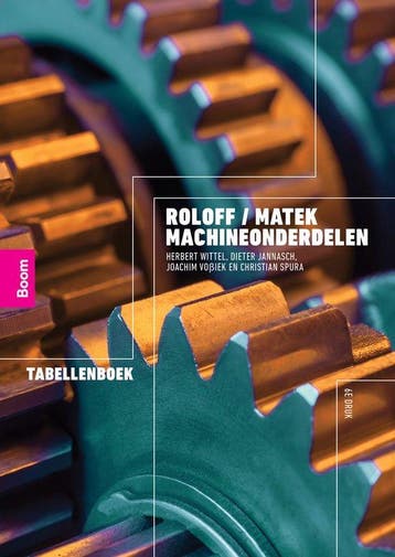 9789024428687 Roloff / Matek Machineonderdelen: tabellenboek, Verzenden, Zo goed als nieuw, Herbert Wittel