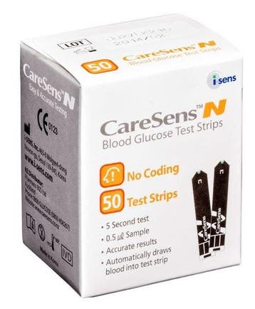 Glucosestrips CareSens N 50 stuks, Verzenden, Nieuw