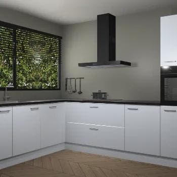Sneeuwwitte keuken Rhodos 54338, Verzenden, Nieuw