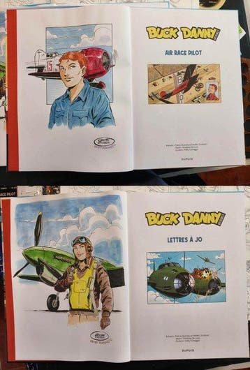 Buck Danny Origines T3 + T4 + 2x dédicace - 2x C - 2 Album -, Nieuw