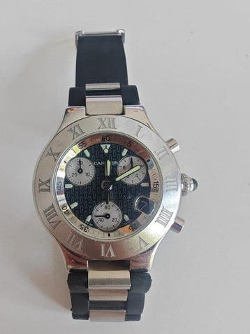Cartier - Chronoscaph 21 - Zonder minimumprijs - W10198U2 -, Nieuw