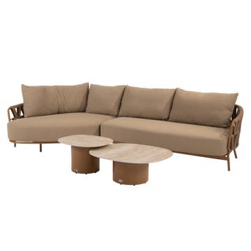 Sofie Biarritz chaise longue loungeset 4 delig keramiek, Tuin en Terras, Tuinsets en Loungesets, Ophalen of Verzenden, Nieuw