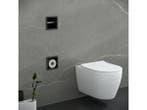 Veiling - Inbouw Reserve- en Toiletrolhouder – MAT ZWART, Nieuw