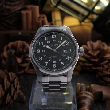 Hamilton - Khaki Field - Zonder minimumprijs - H706250 -, Nieuw