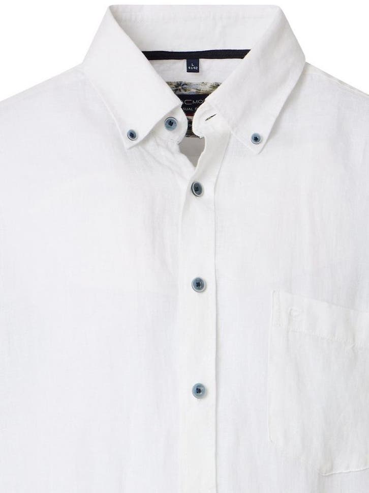 Linnen Casa Moda Wit Overhemd Button Down Boord, Kleding | Heren, Overhemden, Wit, Nieuw, Verzenden