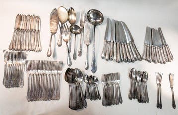 Martin - Martin - Tafelservies (115) - Verzilverd -