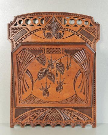 Art Nouveau Bak - Hout - 1900-1910 - Wand, Antiek en Kunst