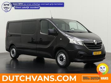 Renault Trafic 1.6DCi Dubbele-cabine 2020 L2 H1 Diesel, Auto's, Euro 6, Renault, Zwart, Nieuw