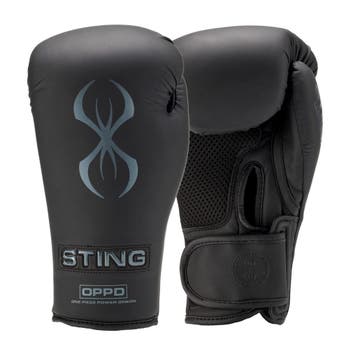 STING Bokshandschoen | Gun metal Grijs  (Maat: 14OZ), Verzenden, Nieuw, Overige, Vechtsportbescherming