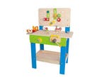 Hape Werkbank Set - 32-delig - Professionele uitstraling -, Kinderen en Baby's, Speelgoed | Overig, Verzenden, Nieuw