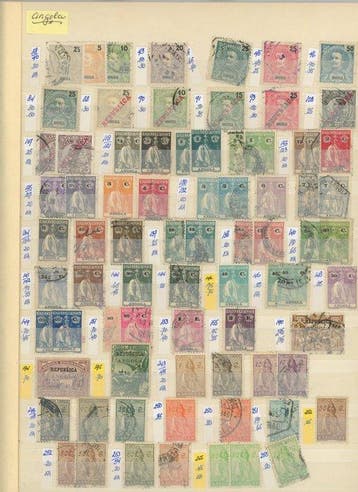 Portugese koloniën - Angola / Kaapverdië / India / Macau -, Gestempeld