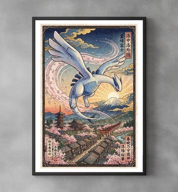 Sato Hageshi - The Legendary Spring – Lugia - Pop Art -, Nieuw