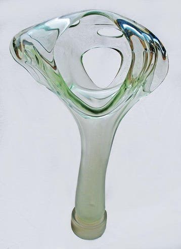 Ireneusz Kizinski - sculptuur, Wind - 75 cm - Glas - 1995