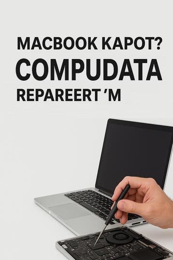 MacBook kapot? Compudata repareert ‘m snel en vakkundig, Ophalen of Verzenden, Refurbished