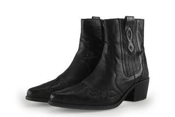Manfield Cowboy laarzen in maat 40 Zwart, Kleding | Dames, Schoenen, Verzenden, Zwart, Zo goed als nieuw, Manfield