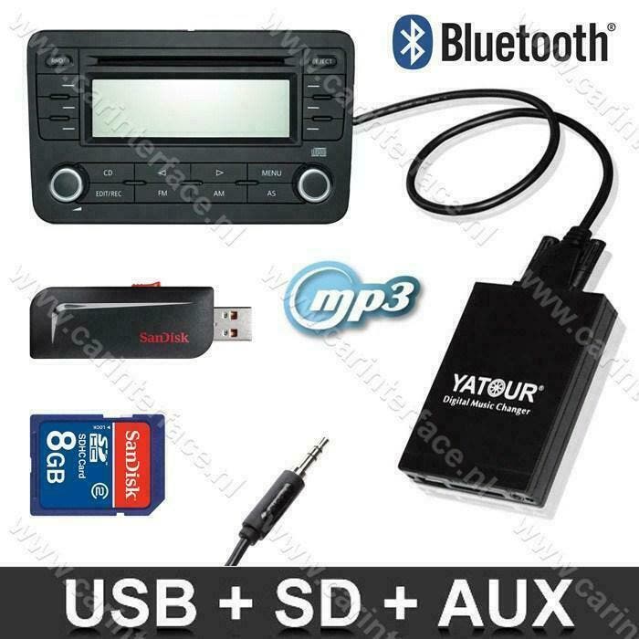 Yatour MP3 USB AUX Bluetooth* voor af-fabriek radios, Auto diversen, Autoradio's, Nieuw, Ophalen of Verzenden