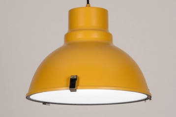 Rietveld Hanglampen - Geel - Metaal, Huis en Inrichting, Lampen | Hanglampen, Verzenden, Nieuw