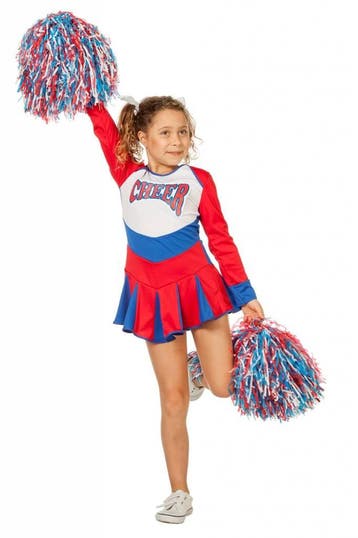 Cheerleader jurkje kind rood-wit-blauw, Ophalen of Verzenden, Nieuw