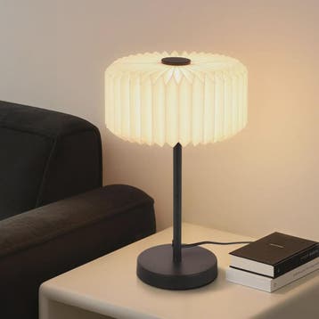 Vintage Design Tafellamp met Papieren Lampenkap - Sfeervolle, Verzenden, Nieuw
