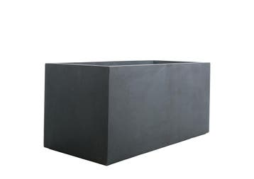 Plantenbak Fiberclay 99x46x46 cm Antraciet, Verzenden, Nieuw