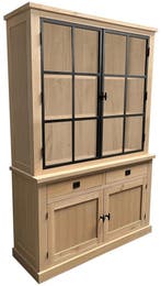 Buffetkast Soest eiken met stalen deuren 150cm, Huis en Inrichting, Kasten | Buffetkasten, Ophalen of Verzenden, Nieuw