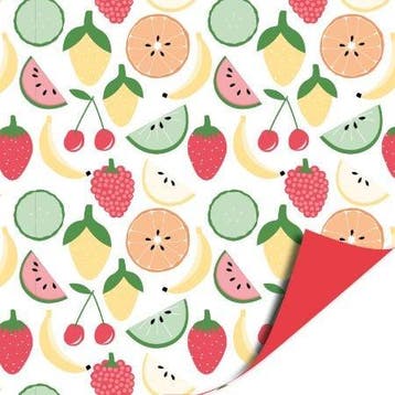 3m Fruit zomer (Cadeaupapier 3M, Inpakpapier), Diversen, Cadeaupapier, Ophalen of Verzenden, Nieuw